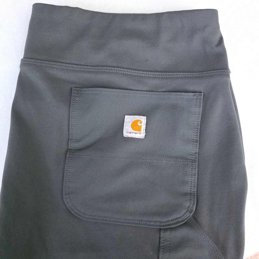 Carhartt Force Women Utility Leggings Reinforced Knees Gray Work Pants Size XL